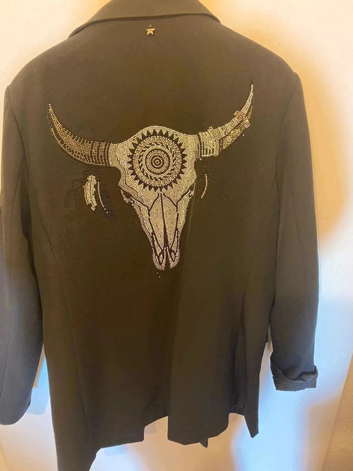 April vintage ceste noire taureau glitter taiile 2 - photo numéro 2