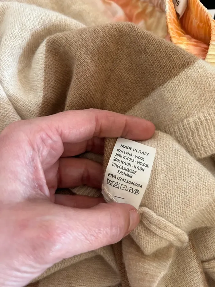 Joséphine pull enova beige taille L.40 Laine et cachemire . - photo numéro 5