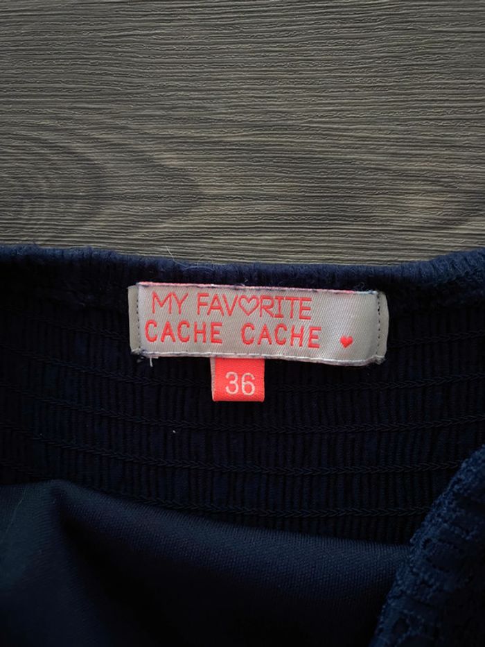 Robe Bustier cache cache 37 bleu Marine - photo numéro 2