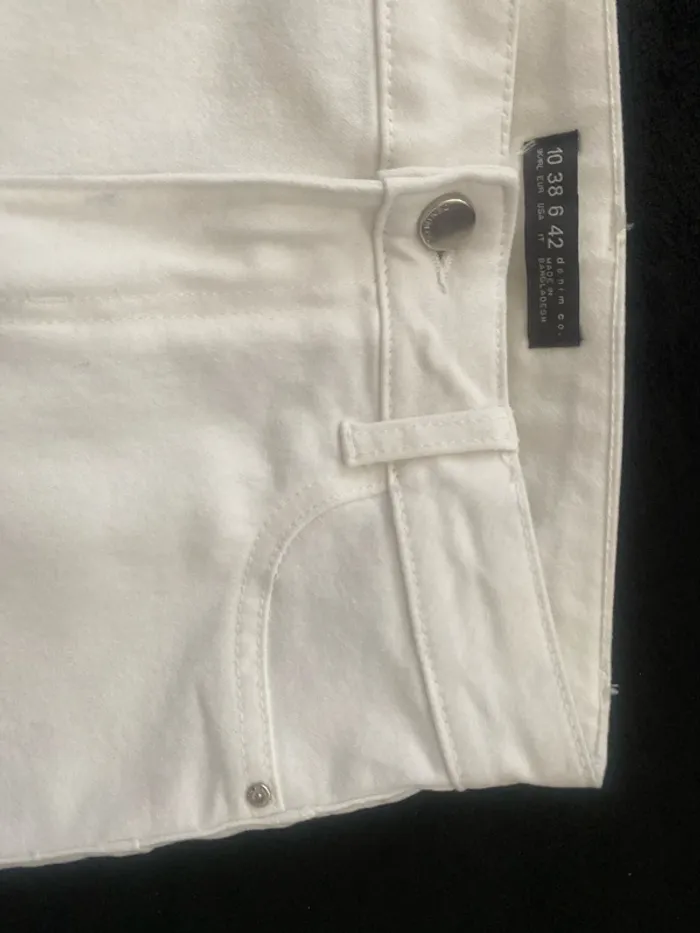 Jean skinny blanc femme - photo numéro 5
