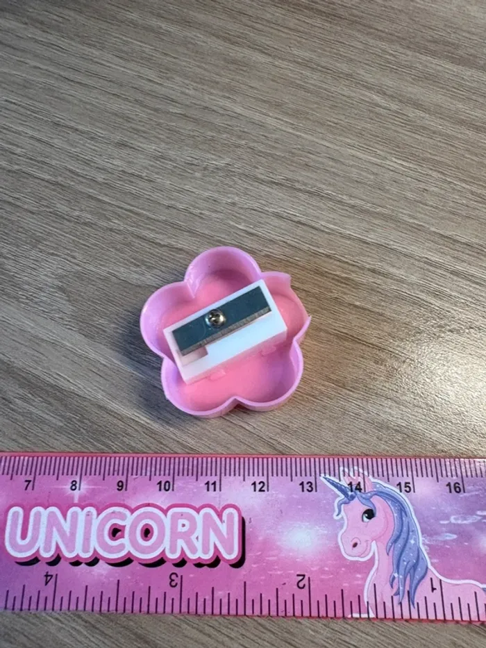 Lot règle + taille-crayon Licorne - photo numéro 4