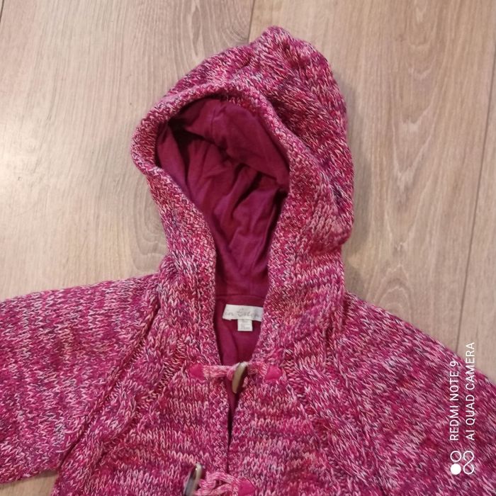 Gilet rose chiné 9mois - photo numéro 3