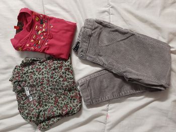 Lot de 1 blouse, 1 pantalon et haut catimini taille 4 5 ans