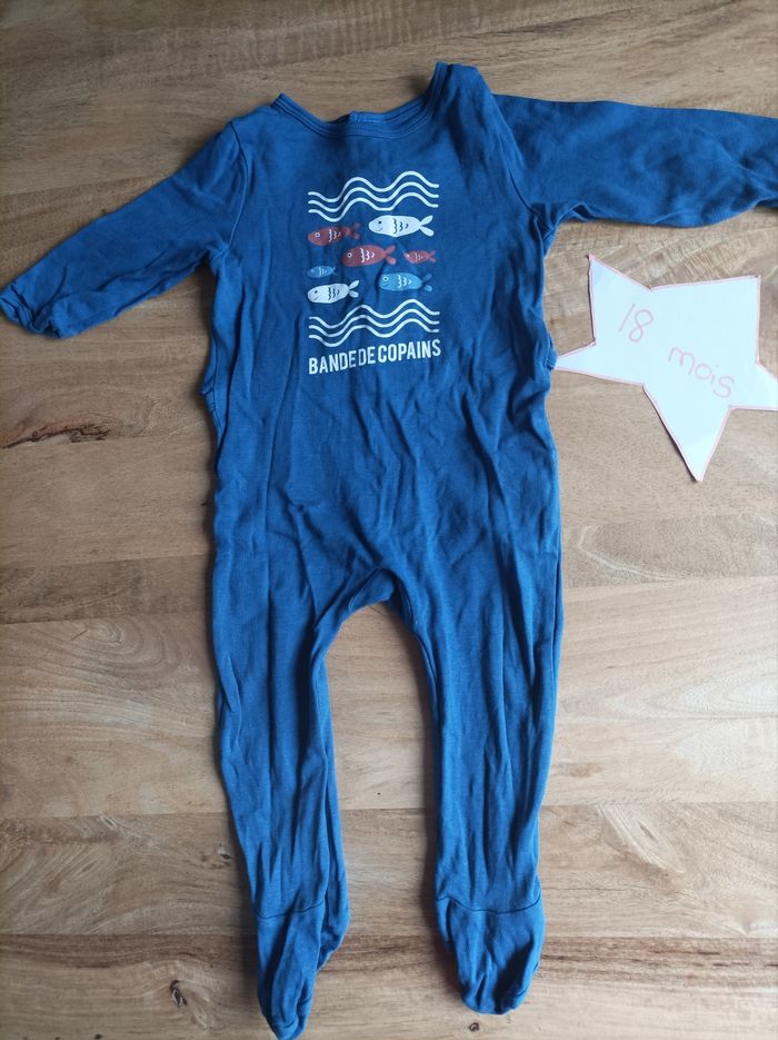 Pyjama coton 18 mois bande de copains