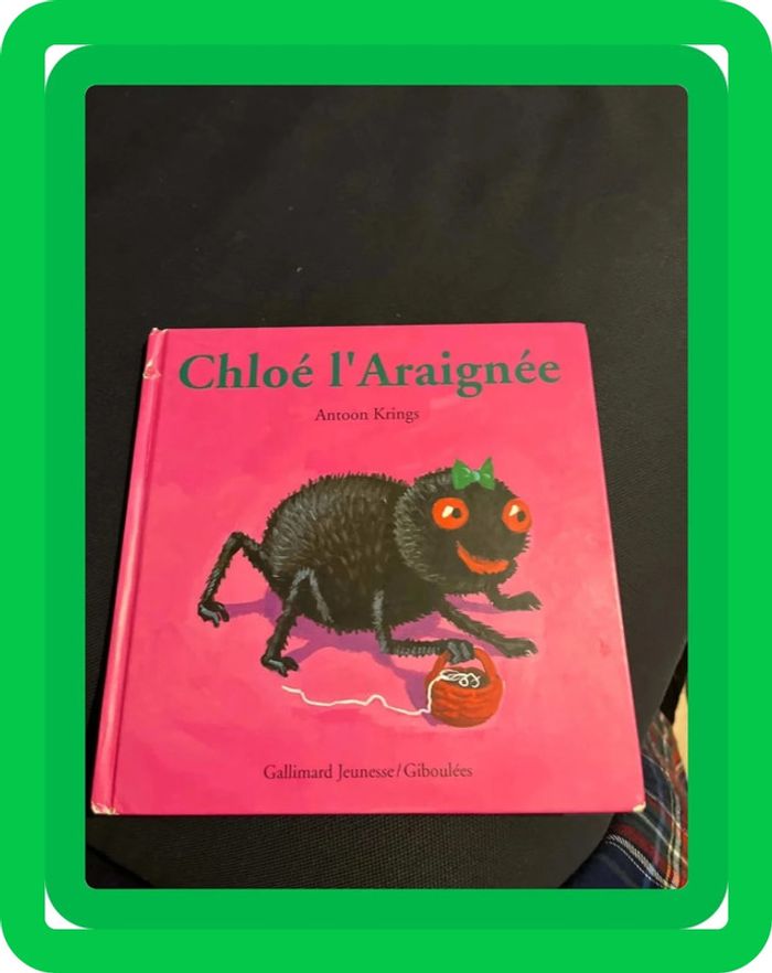 Livre antoon krings Chloé l araignée