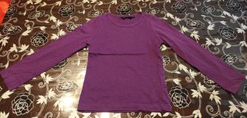 Tee-shirt manches longues violet