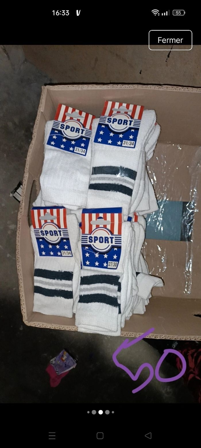 Chausette 1.50€ les 3 paire - photo numéro 4
