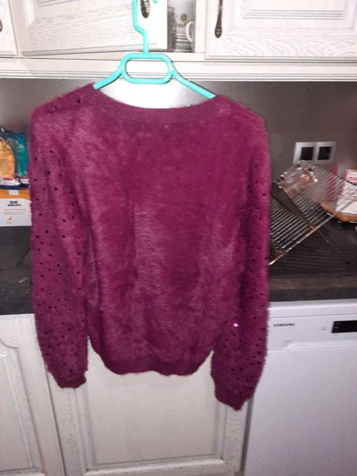 Pull manches longues à sequins Rose Framboise - taille 4 – Bréal - photo numéro 10