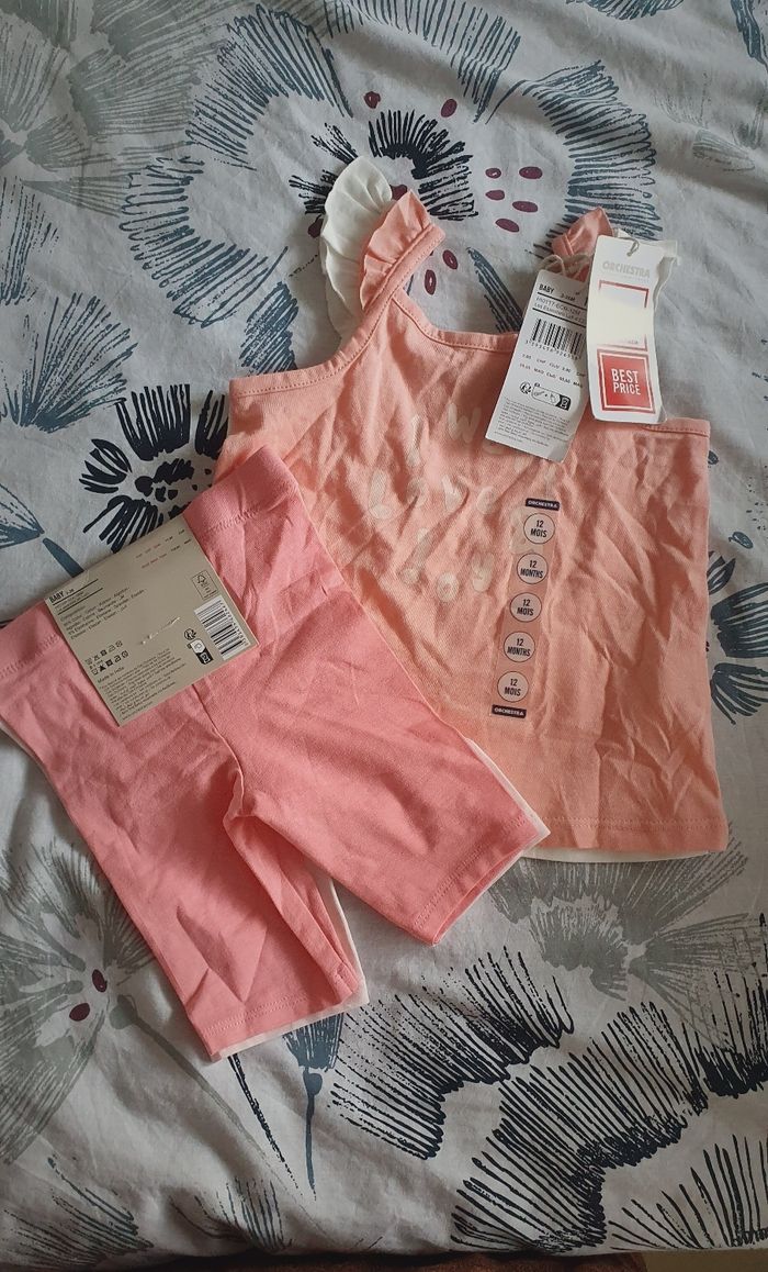 Lot de 2 ensembles fille.