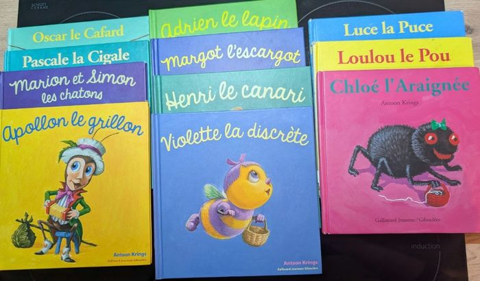 Lot 11 livres collection "Drôles de petites bêtes"