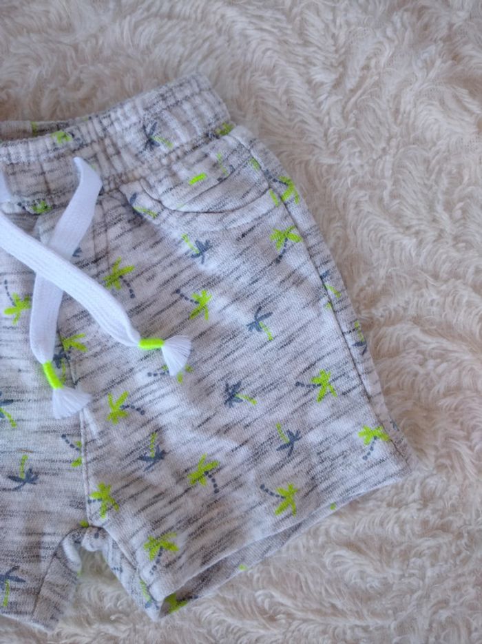 Short Garçon 3 mois Palmier In Extenso - photo numéro 4