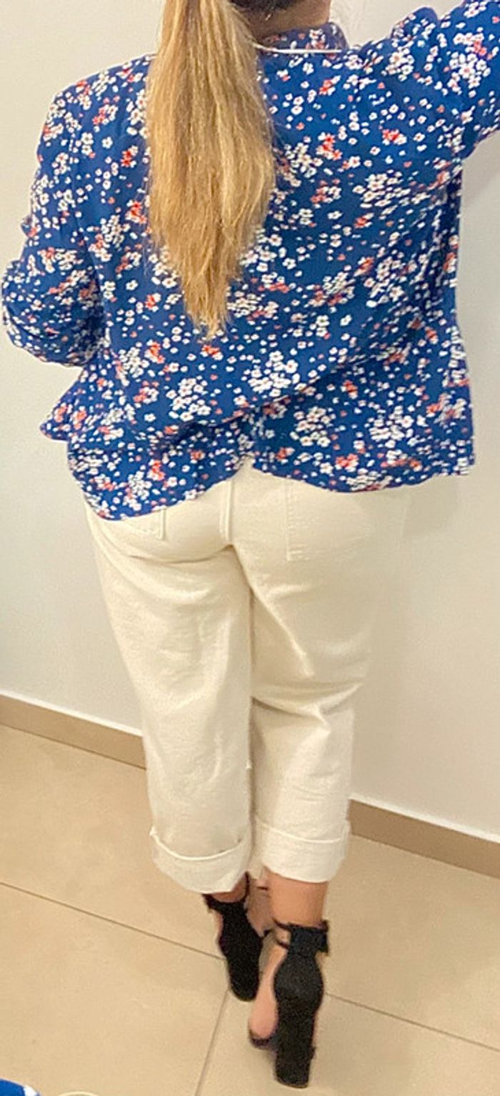Veste kookaï fleurie légère taille 38-40 - photo numéro 7