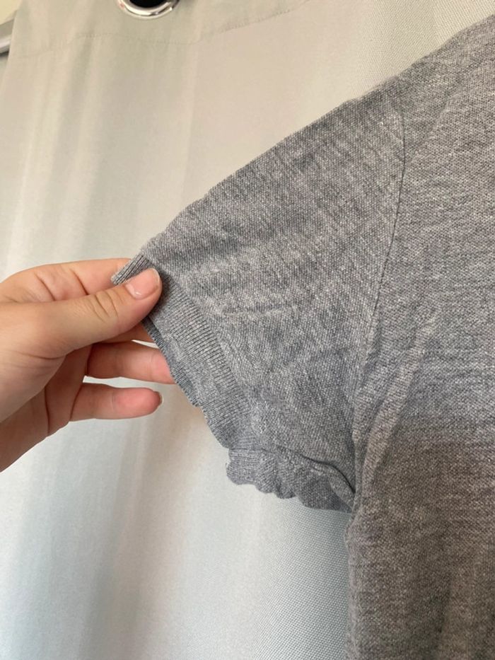 Polo uni gris homme • Taille S • Complices - photo numéro 2