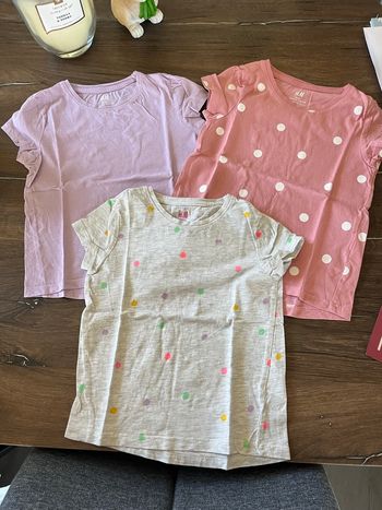 Lot 3 t-shirts H&M