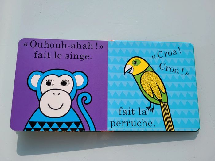 Beau livre tout carton, coloré 🐊 Les Animaux 🦁 Kimane - photo numéro 7
