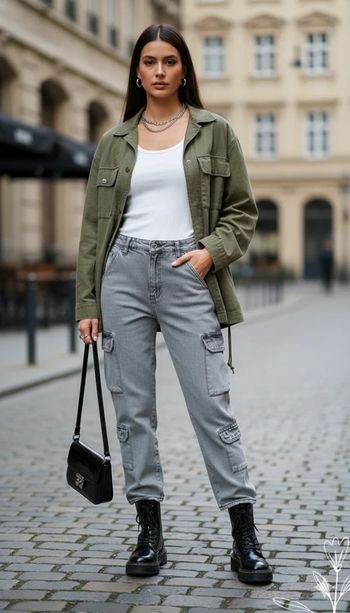 Pantalon cargo Neuf T-42