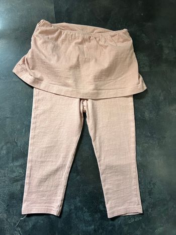 Jupe caleçon legging rose poudré 92 cm Mango kids