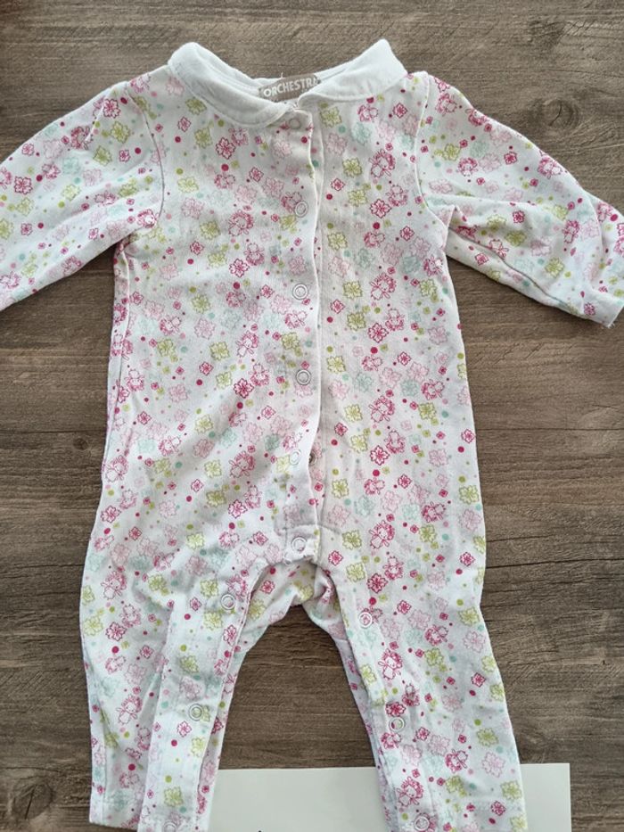 🌞 pyjama été sans pied orchestra 1 mois - photo numéro 2