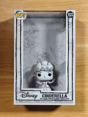 Funko Pop! Cinderella #1523 (Disney) Édition Sketch Noir & Blanc