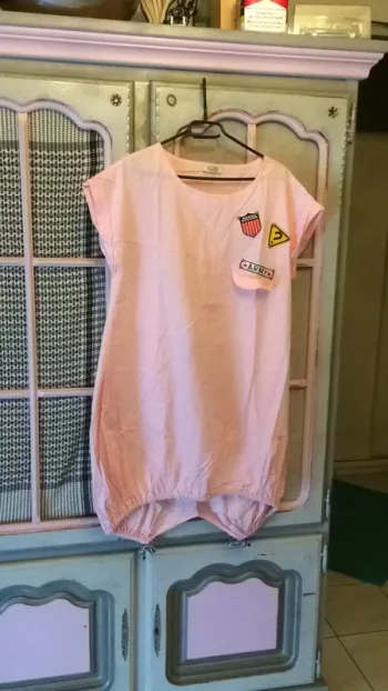 Robe tunique rose taille unique