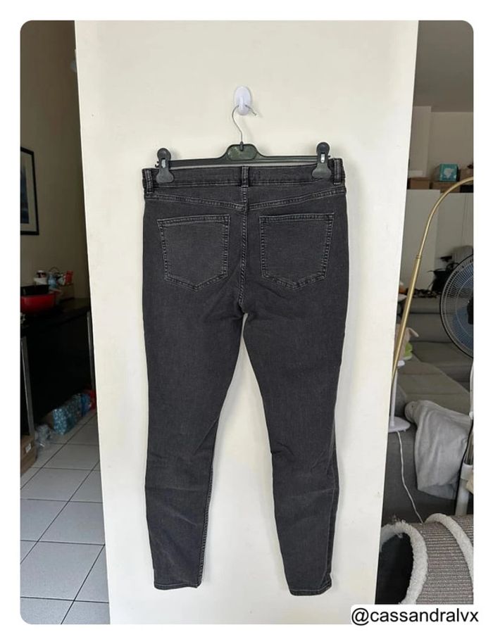 Jean gris anthracite / noir - H&M - photo numéro 3