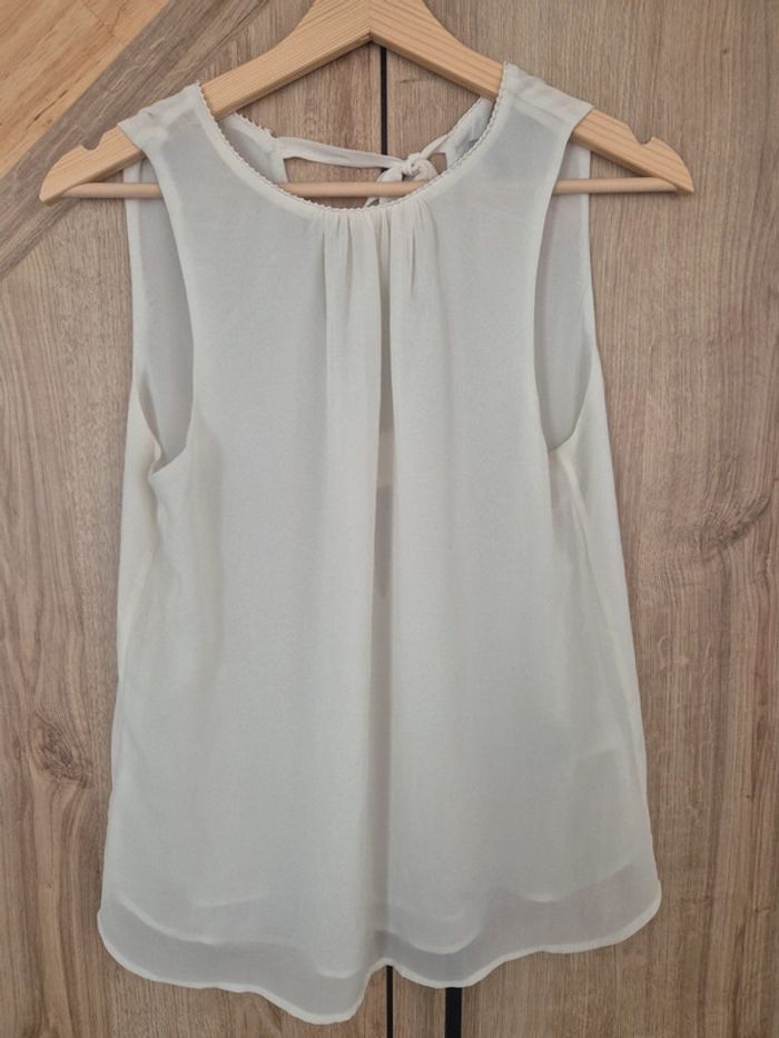 Débardeur blanc taille 38