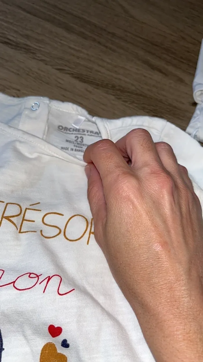 Lot de 4 haut manche longue 2 orchestra 23 mois et 36 mois ( taille petit ) et 2 gemo 24 mois - photo numéro 6