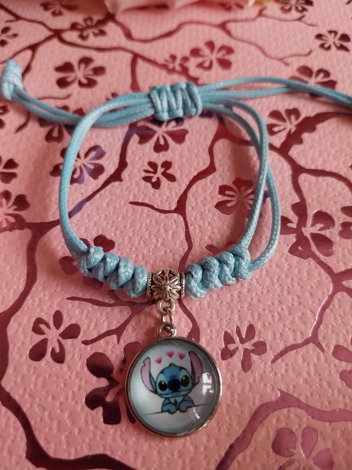 Bracelet stitch bleu