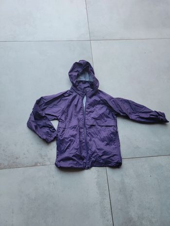 Imperméable violet fille taille 8 ans