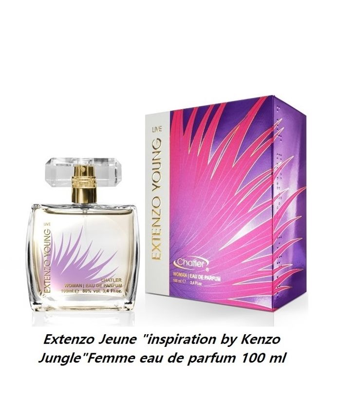 Extenzo Jeune " inspi Kenzo Jungle " Femme eau de parfum 100 ml