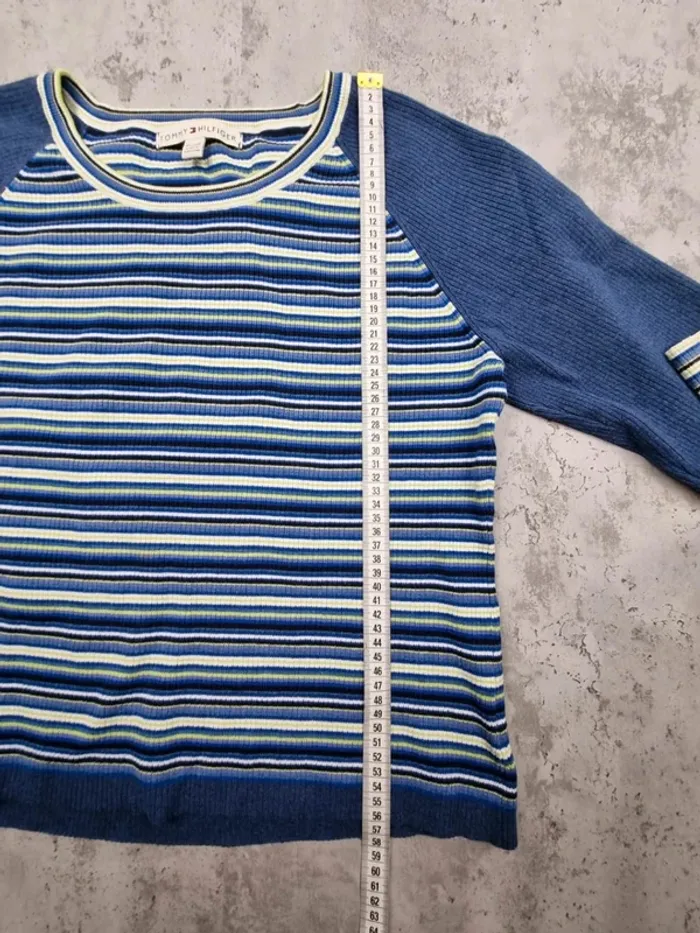 Sweat rayé Tommy Hilfiger – Taille XL/42 Femmes - photo numéro 8