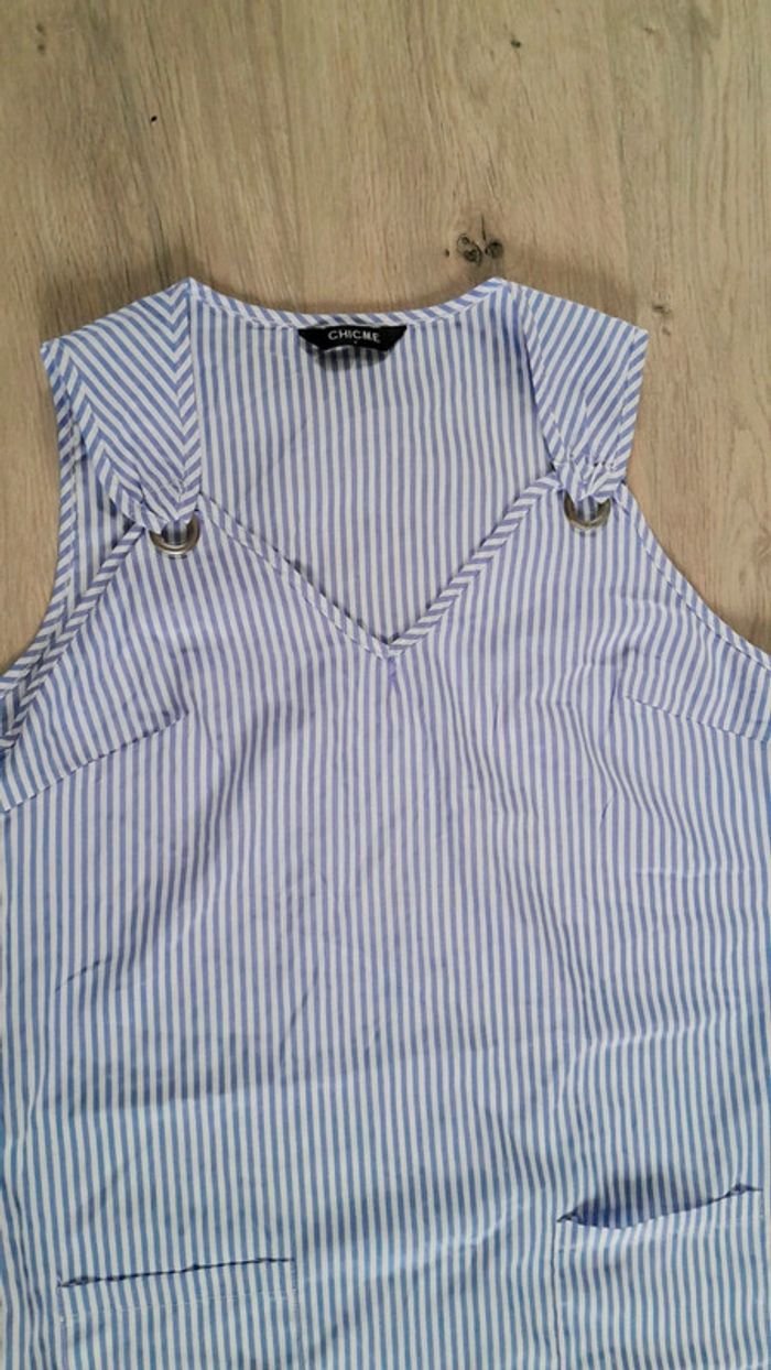 Robe blouse rayé t.40 - photo numéro 2