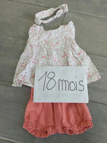 Lot n° 393 Ensemble fille Gémo 18 mois