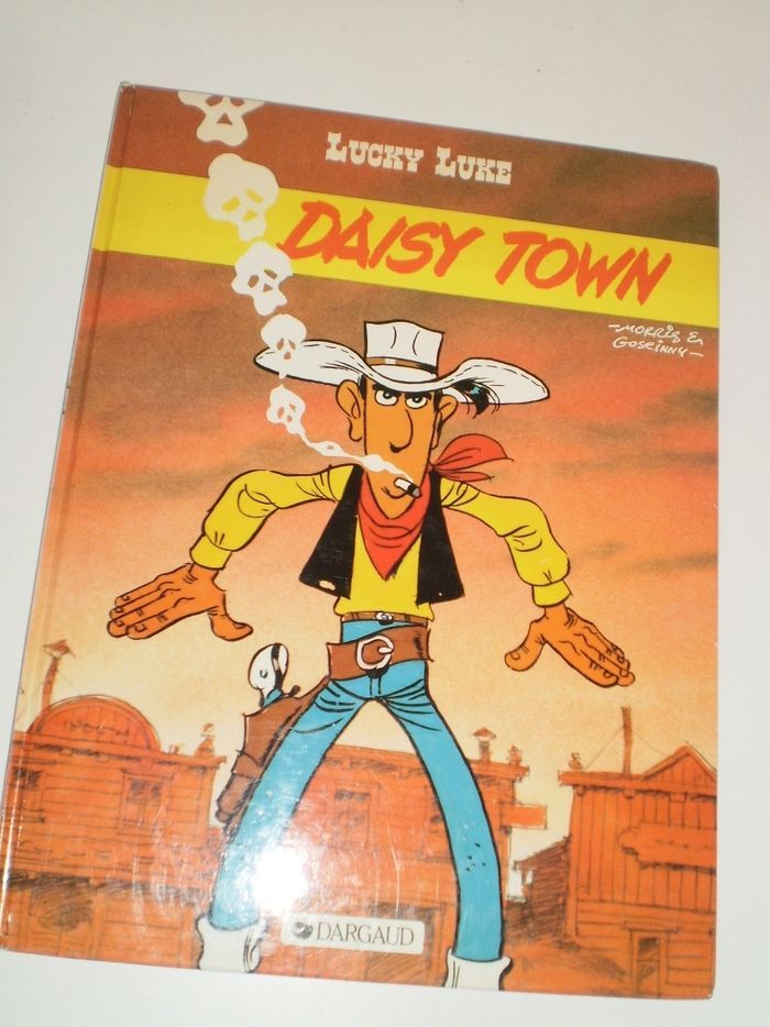T-shirt Lucky Luke Daisy Town Logoshirt® - 100% Coton Easy Fit - Noir Taille L - Neuf