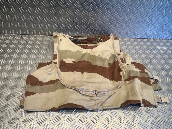 gilet pare eclats f2 armee française camouflage daguet desert taille gt mt pt - photo numéro 4