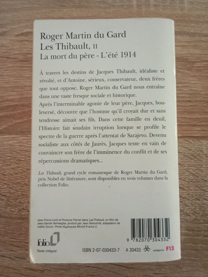 * Roger Martin du Gard - Les Thibault II - photo numéro 2