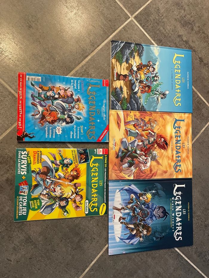 Lot bande dessinées les légendaires
