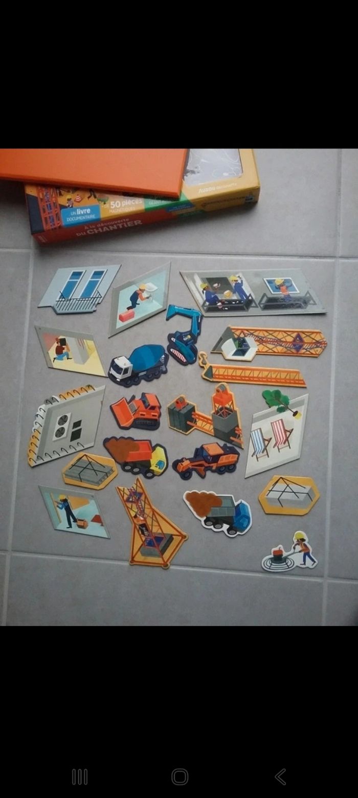 Jeu magnétique A la découverte du chantier - photo numéro 7