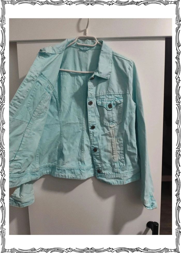 Veste turquoise taille L - photo numéro 2