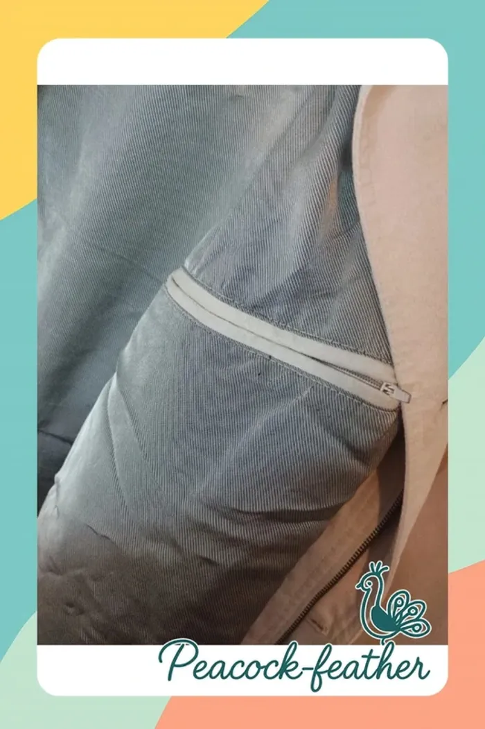 Veste daim crème 54 homme - photo numéro 12
