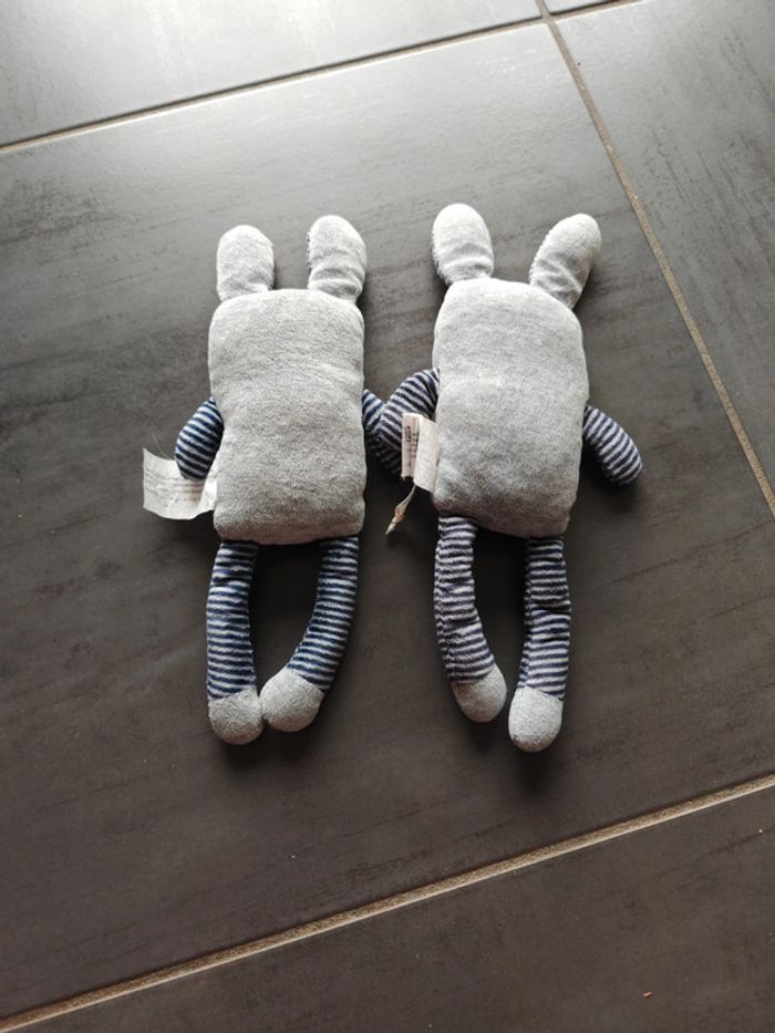 2 doudous lapin tao - photo numéro 2