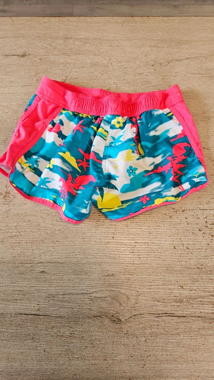 Short de bain pour fille fushia, Decathlon, Oxylane, 12 ans, nickel - photo numéro 5