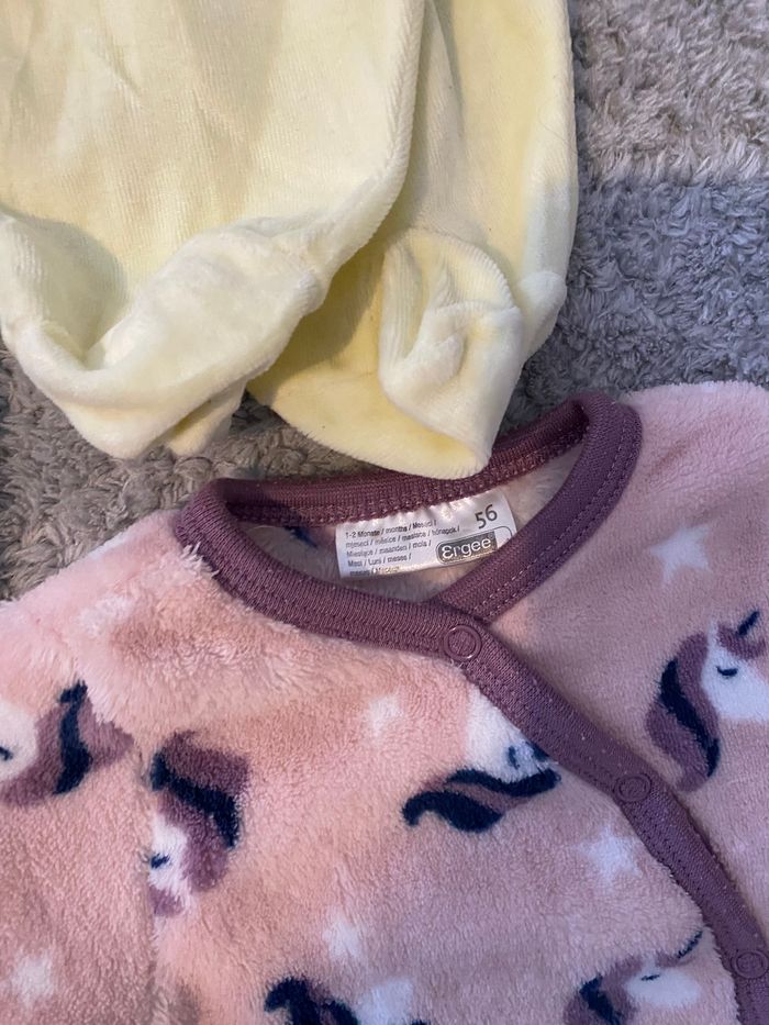 Lot de 8 grenouillères, pyjamas naissance à 3 mois bonne qualité - photo numéro 5
