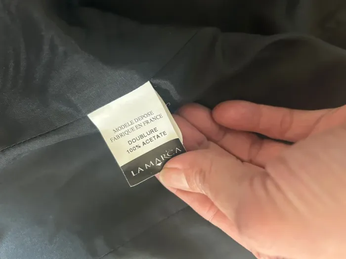 Tony Lamarca veste zippé cintrée noire, femme, taille 40 - photo numéro 8