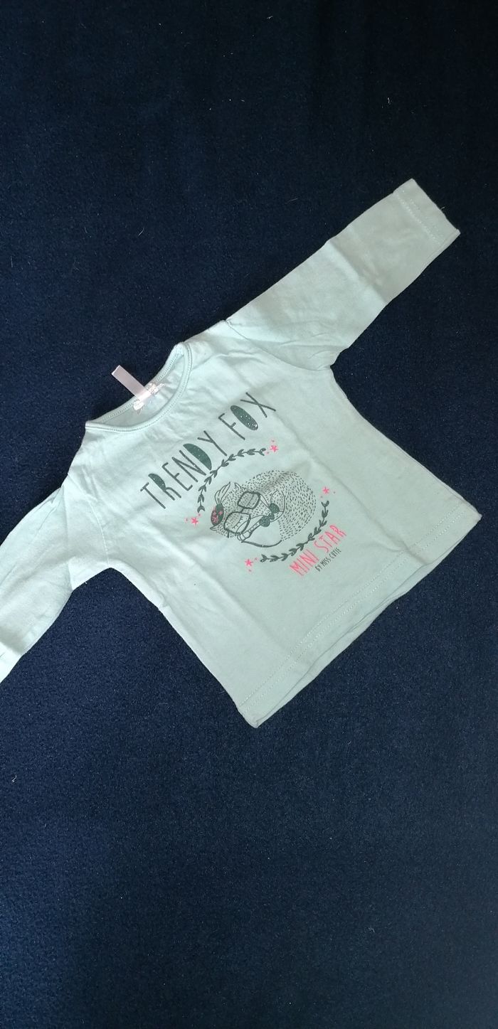 T-shirt manches longues fille