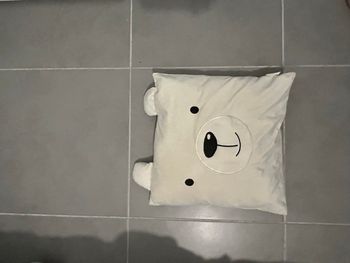 Coussin ours - 40 x 40 cm - Beige TBE