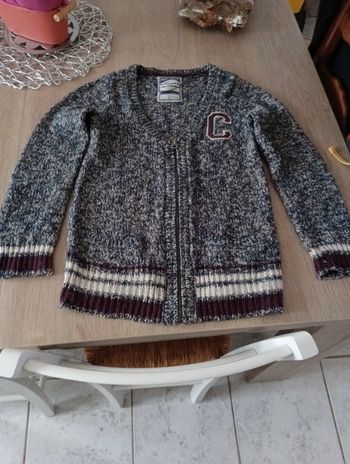 Gilet zippé  haut Creeks 12 ans manches longues
