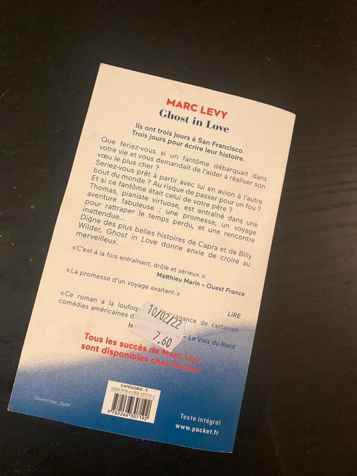 Livre Ghost in love Marc Lévy - photo numéro 2