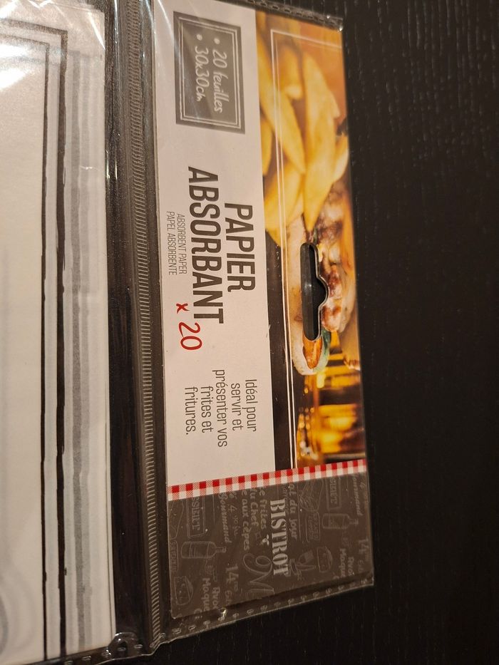 Papier absorbant pour friture - photo numéro 2