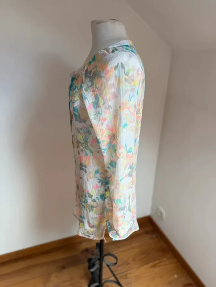 Superbe chemise blouse fluide légère Street One 🌸 40 - photo numéro 4